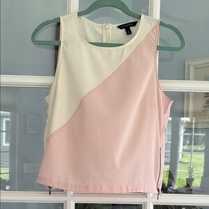 Banana Republic Pink Asymmetrical Sleeveless Tank Top
